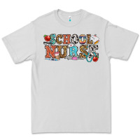 Dove Grey school nurse Premium Tee - OliviaCreatesArt