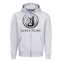 Heather Grey janus movies Zipper Hoodie - baoMotion