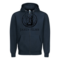 Navy janus movies Zipper Hoodie - baoMotion