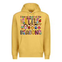 Antique Gold i love my job for all the little reasons Premium Hoodie - Artiststas