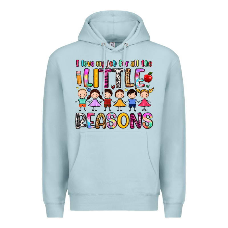 I Love My Job For All The Little Reasons Premium Hoodie by Artiststas | Teevron