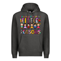 Charcoal Heather i love my job for all the little reasons Premium Hoodie - Artiststas