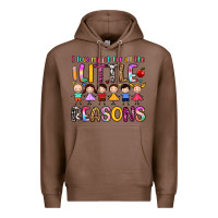 Chestnut i love my job for all the little reasons Premium Hoodie - Artiststas