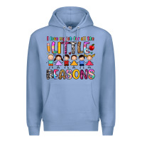 Colony Blue i love my job for all the little reasons Premium Hoodie - Artiststas
