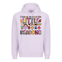 Lilac i love my job for all the little reasons Premium Hoodie - Artiststas
