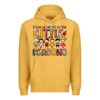 Mustard i love my job for all the little reasons Premium Hoodie - Artiststas