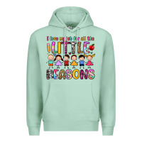 Seafoam i love my job for all the little reasons Premium Hoodie - Artiststas