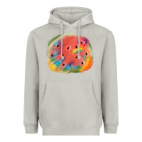 Moon Dust tie die watermelon Heavyweight Hoodie - JahusDesignShop