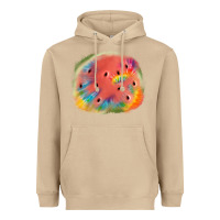 Mushroom tie die watermelon Heavyweight Hoodie - JahusDesignShop
