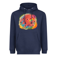 Navy tie die watermelon Heavyweight Hoodie - JahusDesignShop