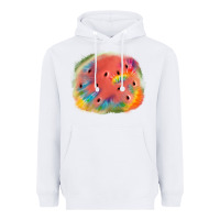 White tie die watermelon Heavyweight Hoodie - JahusDesignShop