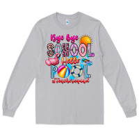 Moon Dust Bye Bye School Hello Pool Teacher  Squad Long Sleeve Tee - CowhideDigitalArt