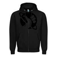 Black hitchhike Zipper Hoodie - baoMotion