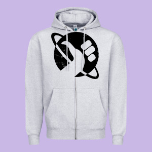 Hitchhike Zipper Hoodie Designed By Baomotion