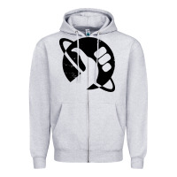 Heather Grey hitchhike Zipper Hoodie - baoMotion