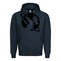 Navy hitchhike Zipper Hoodie - baoMotion