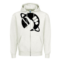 Oatmeal Heather hitchhike Zipper Hoodie - baoMotion