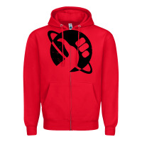 Red hitchhike Zipper Hoodie - baoMotion