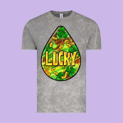 St.patrick's Teardrop Earrings Vintage Tee Designed By Fadigitalartstudio