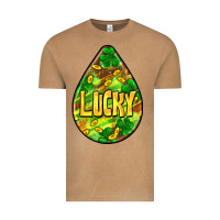 Vintage Camel St.patrick's teardrop earrings Vintage Tee - FaDigitalArtStudio