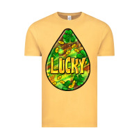 Vintage Mustard St.patrick's teardrop earrings Vintage Tee - FaDigitalArtStudio