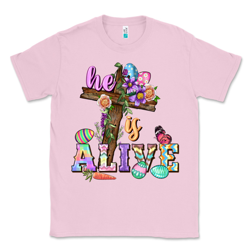 He Is Alive Easter Day Classic Tee by CowGirlArtShop | Teevron