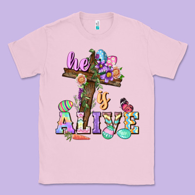 He Is Alive Easter Day Classic Tee Designed By Cowgirlartshop