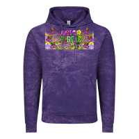 Cloud Purple Just Bead Vintage Hoodie - CowhideDigitalArt