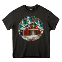 Asphalt Barn Christmas Heavy Core Tee - RanaPortraitStore