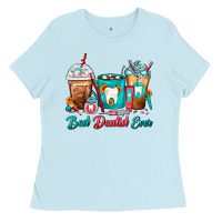 Baby Blue Best Dentist Ever Dentist Coffee Cups Ladies Tee - FaDigitalArtStudio