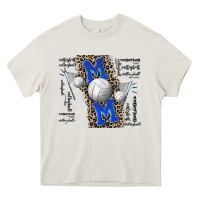 Cream volleyball mom blue mother's day Heavy Core Tee - CowGirlArtShop