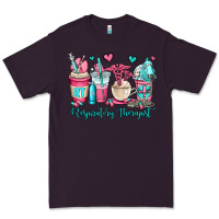 Plum rt respiratory therapist coffee cups Premium Tee - OliviaCreatesArt