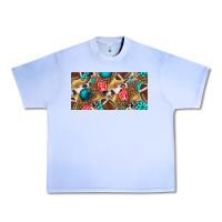 Grape Ice american  football with turquoise license plate Urban Heavy Tee - BundleAndBundleShop