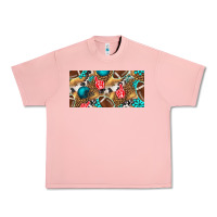 Salmon american  football with turquoise license plate Urban Heavy Tee - BundleAndBundleShop
