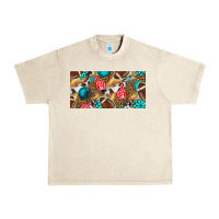 Sandshell american  football with turquoise license plate Urban Heavy Tee - BundleAndBundleShop