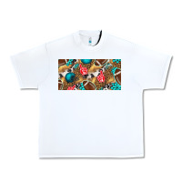 White american  football with turquoise license plate Urban Heavy Tee - BundleAndBundleShop