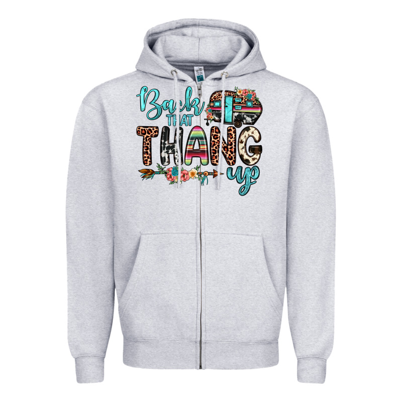 Back That Thang Up Zipper Hoodie by JahusDesignShop | Teevron
