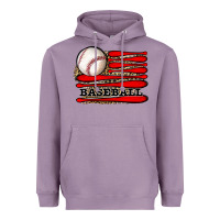Lavender leopard baseball flag Heavyweight Hoodie - JahusDesignShop