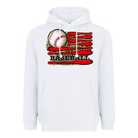 White leopard baseball flag Heavyweight Hoodie - JahusDesignShop