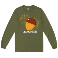 Army Green Welcome Autumn Long Sleeve Tee - Bettercallsaul