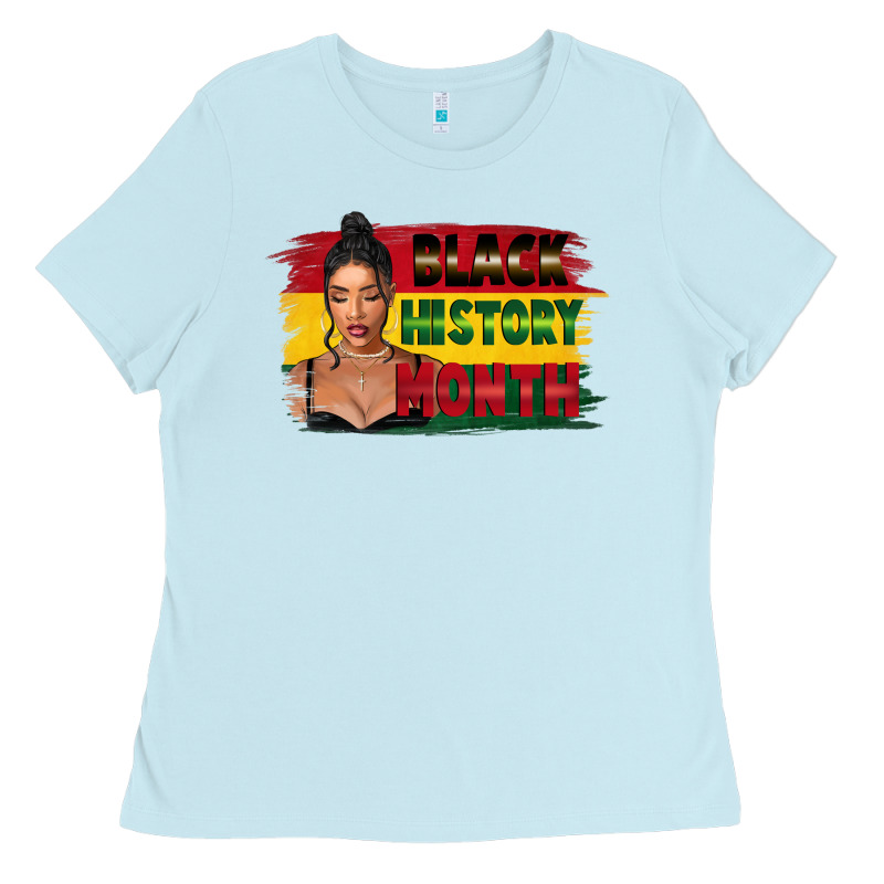 Black History Month Black Girl Ladies Tee by FaDigitalArtStudio | Teevron