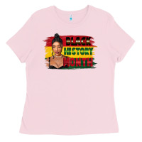 Bubblegum Pink black history month black girl Ladies Tee - FaDigitalArtStudio
