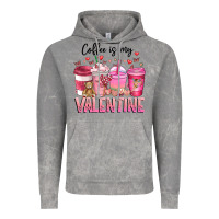 Cloud Rock Coffee Is MY Valentine Vintage Hoodie - CowhideDigitalArt