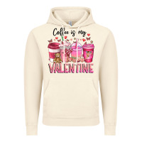 Vintage Artic Coffee Is MY Valentine Vintage Hoodie - CowhideDigitalArt