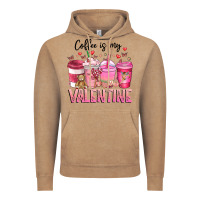 Vintage Coffee Coffee Is MY Valentine Vintage Hoodie - CowhideDigitalArt