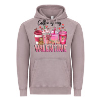 Vintage Zinc Coffee Is MY Valentine Vintage Hoodie - CowhideDigitalArt