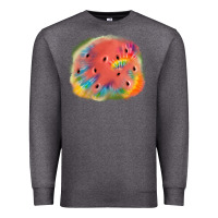 Charcoal Heather tie die watermelon Premium Sweatshirt - JahusDesignShop