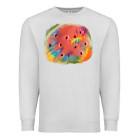 Dove Grey tie die watermelon Premium Sweatshirt - JahusDesignShop