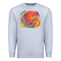 Heather Grey tie die watermelon Premium Sweatshirt - JahusDesignShop