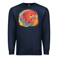 Navy tie die watermelon Premium Sweatshirt - JahusDesignShop